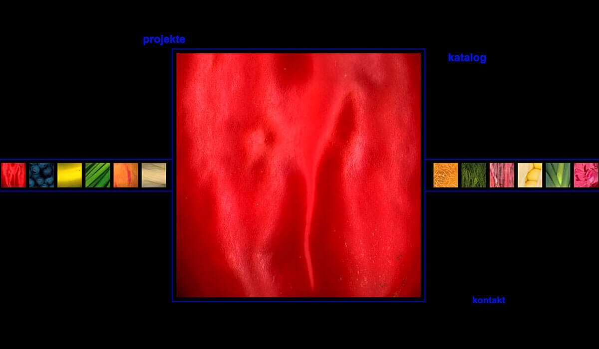 Screenshot der Webseite für den Fotografen Wolfgang Meier