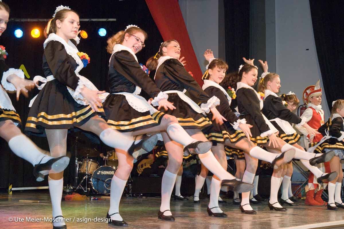 Karneval 2007: Die Kindertanzgruppe "Hellige Pänz" der Lyskircher Junge.