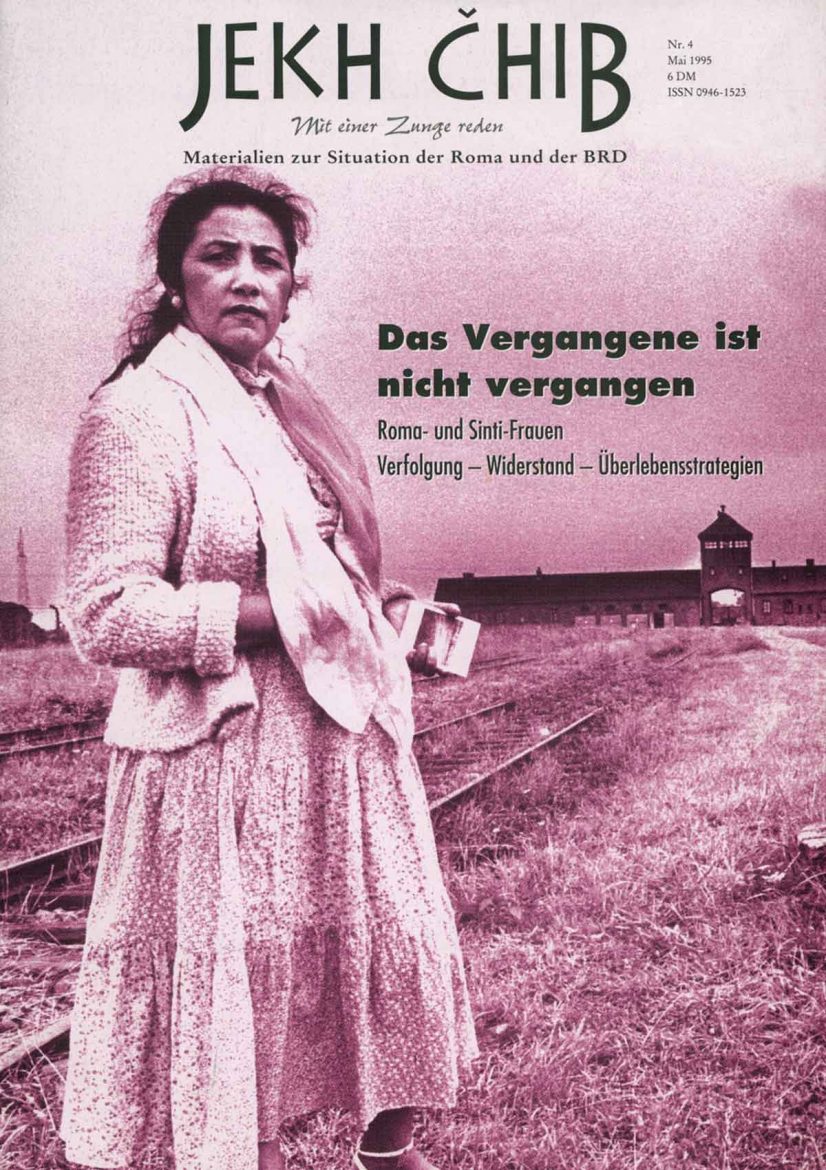 Gestaltung und redaktionelle Mitarbeit an der Zeitung Jekh Chib Nummer 4