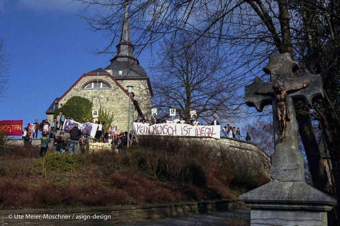 Kurdische Flüchtlinge fordern Bleiberecht