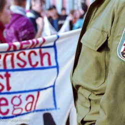 Kein Mensch ist illegal: Aktion gegen EU-Sondergipfel