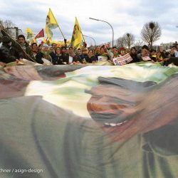Kurden demonstrieren für Abdullah Öcalan