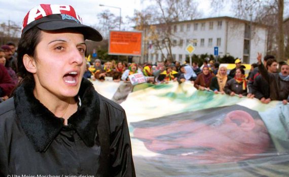 Kurden demonstrieren für Öcalan