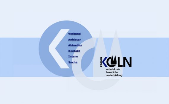 Webseitenentwurf Arbeitskreis berufliche Weiterbildung Köln